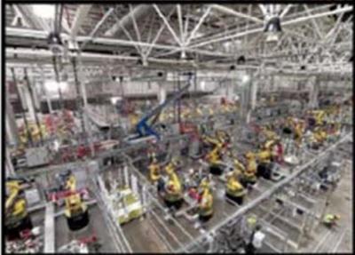 特斯拉首次披露上海工廠內(nèi)部照片:機(jī)器人已進(jìn)廠并組裝完畢